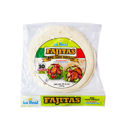 TORTILLA FAJITAS 10 LA REAL 17.5OZ