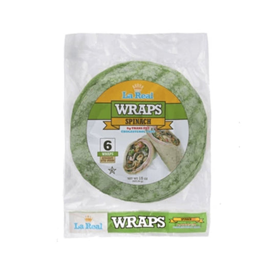 WRAPS SPINACH LA REAL 15OZ