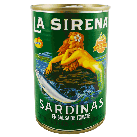 SARDINAS EN SALSA DE TOMATE LA SIRENA 425GR