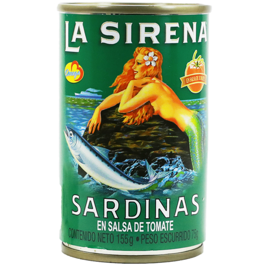 SARDINAS EN SALSA DE TOMATE LA SIRENA 155GR