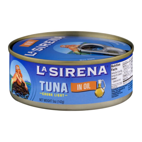 ATÚN ACEITE TROZOS LIGHT LA SIRENA 142GR