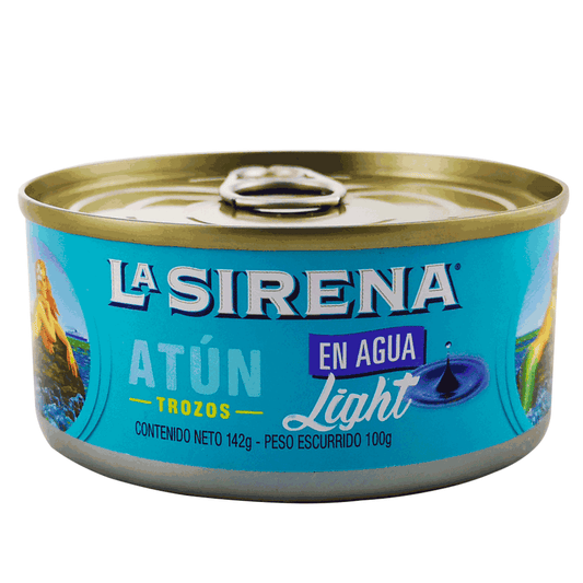 ATÚN AGUA TROZOS LIGHT LA SIRENA 142GR