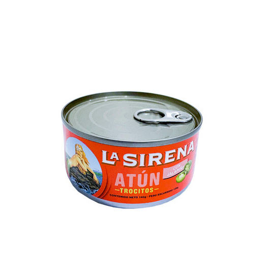 ATÚN TROCITOS JALAPEÑO LA SIRENA 142GR