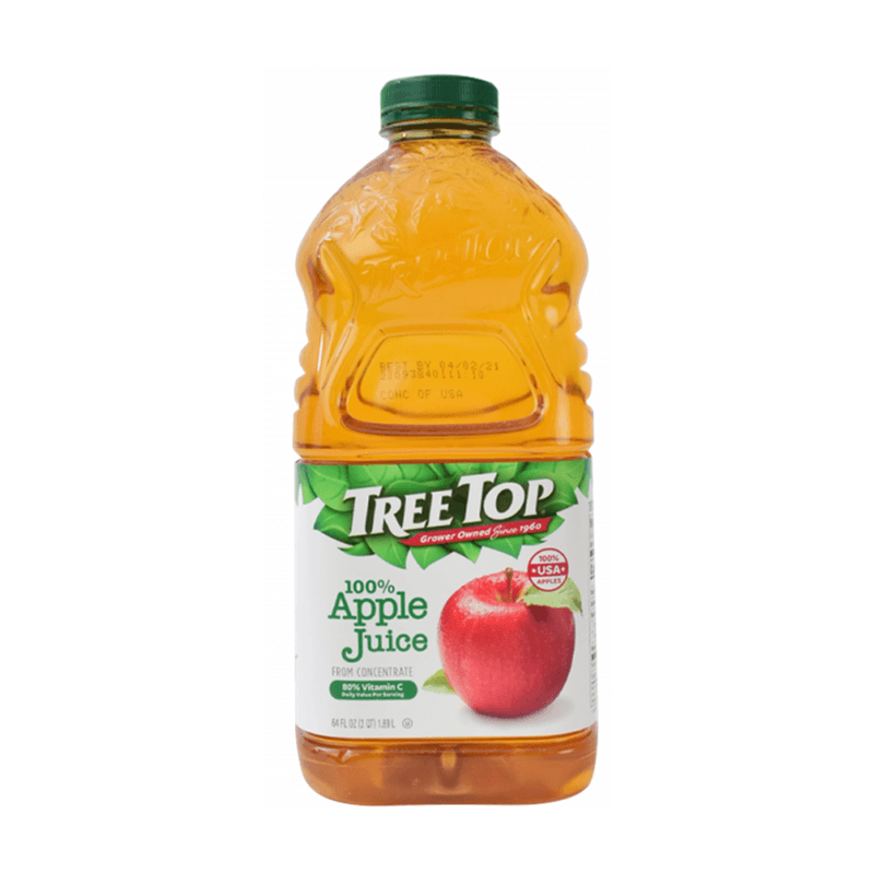 JUGO PURO MANZANA TREE TOP 64OZ