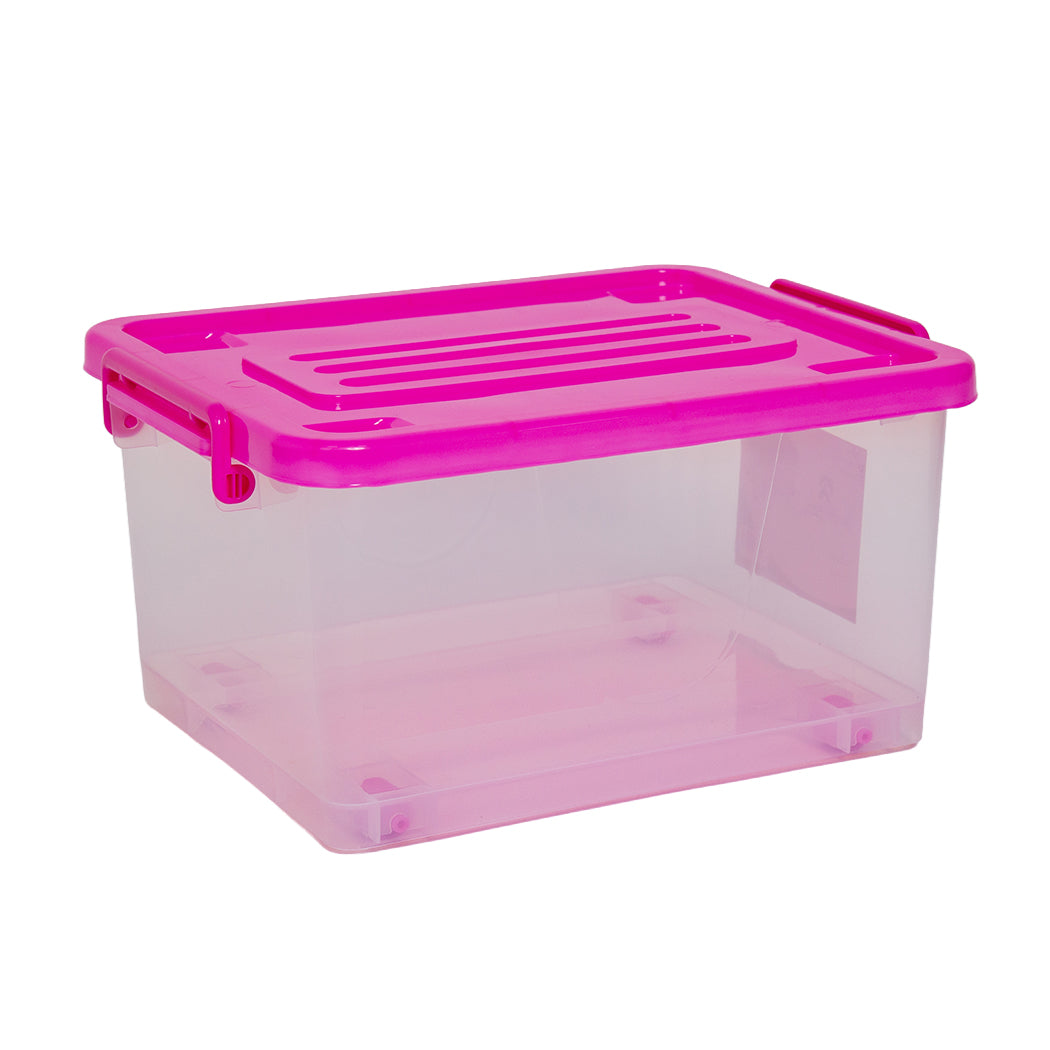 CAJA DE ALMACENAMIENTO CON TAPA Y ASA