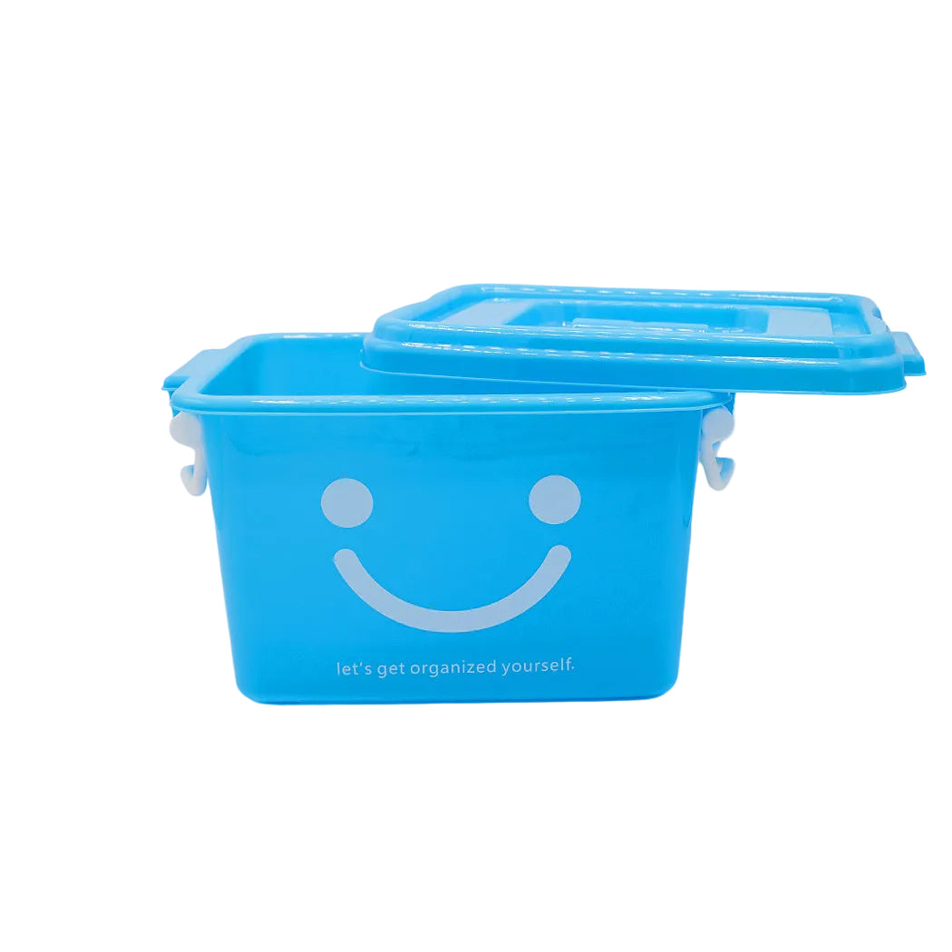 CAJA DE ALMACENAMIENTO DISEÑO DE CARITA