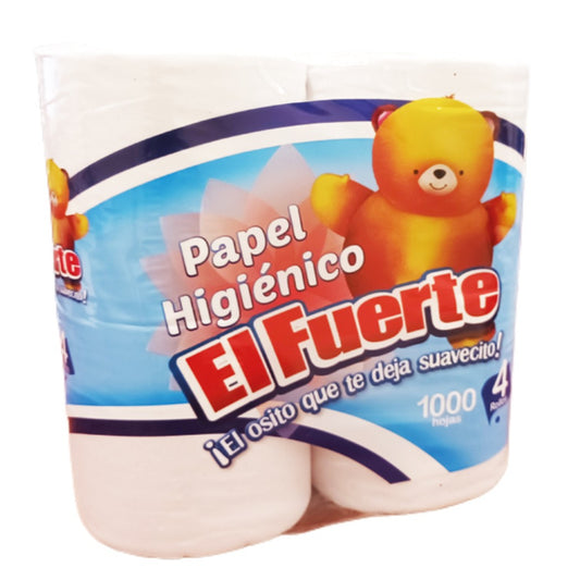 PAPEL HIGIÉNICO OSO 4ROLLOS 1000 HOJAS