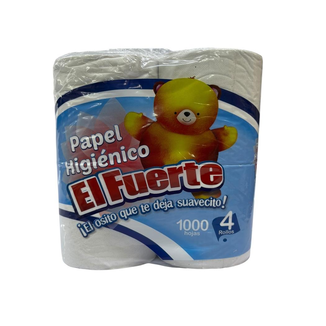 PAPEL HIGIÉNICO OSO 4ROLLOS 1000 HOJAS