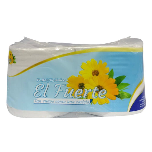PAPEL HIGIÉNICO FLOR 2 ROLLOS 1000 HOJAS