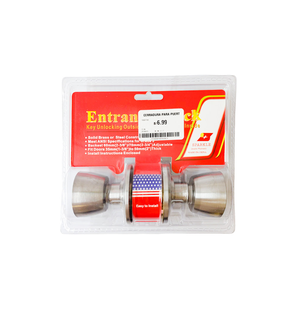 CERRADURA GRIS PARA PUERTA