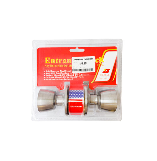 CERRADURA GRIS PARA PUERTA
