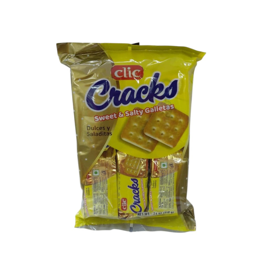 6PACK GALLETA SWEETSALTY CRACKS CLIC 210GR
