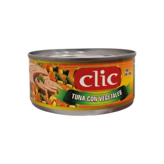 ATÚN EN TROZOS VEGETALES CLIC 170GR