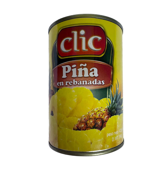 PIÑA EN RODAJAS CLIC 15OZ