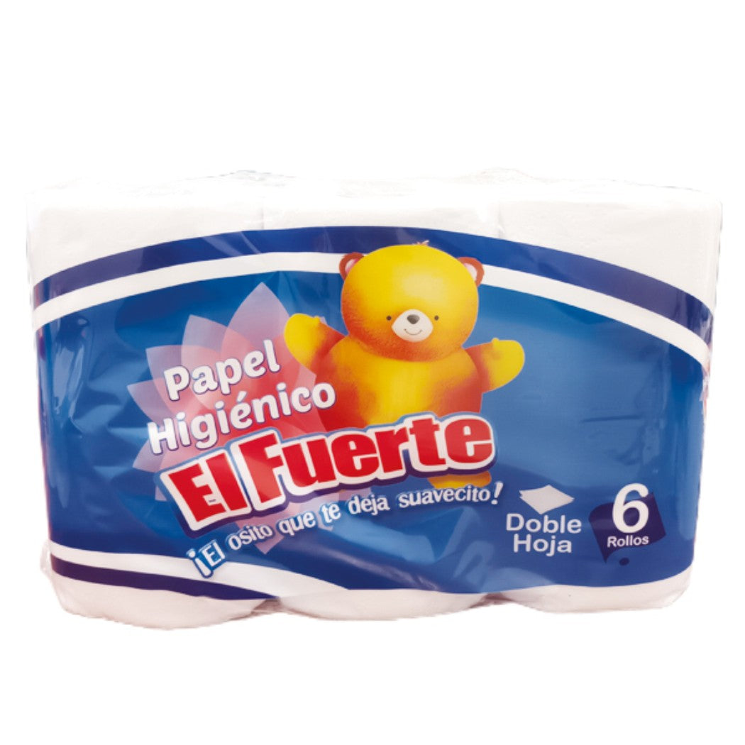 PAPEL HIGIÉNICO OSO 6 ROLLOS 2 PLY
