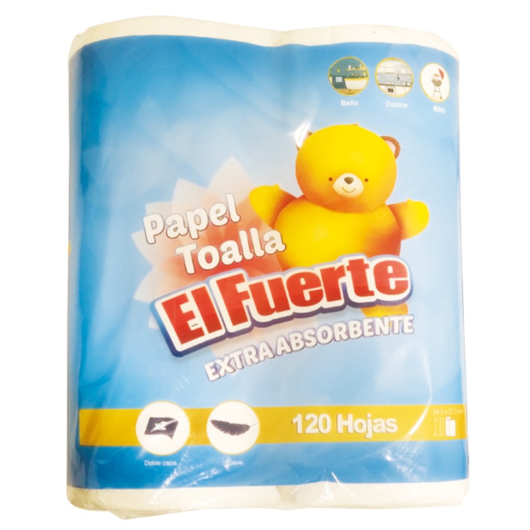 PAPEL TOALLA OSO 2 ROLLOS 2PLY