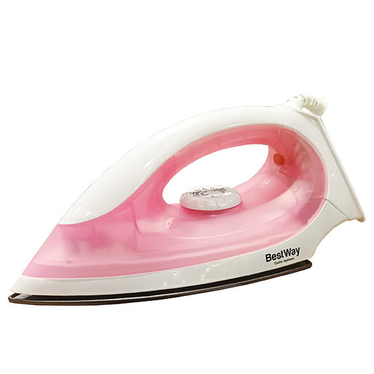 PLANCHA DE VAPOR ROSADO CON BLANCO