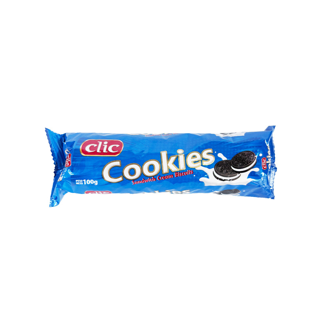 GALLETAS SADWICH DE CHOCOLATE CLIC 100GR