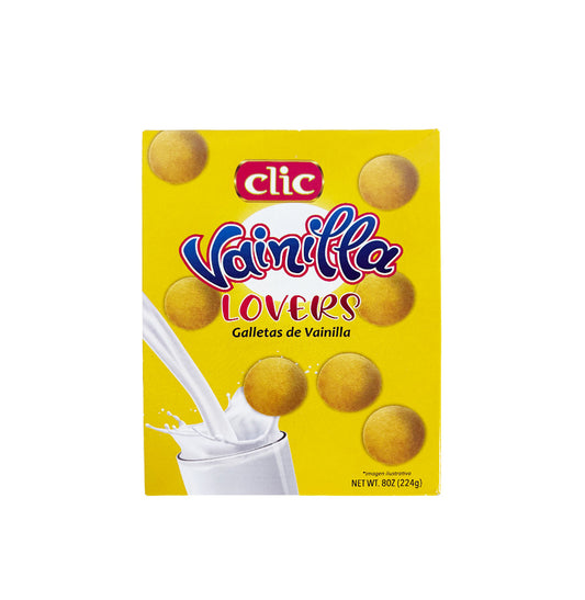 GALLETAS DE VAINILLA LOVERS CLIC 224GR