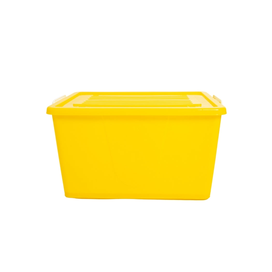 CAJA DE ALMACENAMIENTO AMARILLA