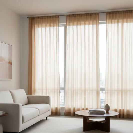 CORTINAS DECORATIVA TELA DELGADA COLOR CHOCOLATE