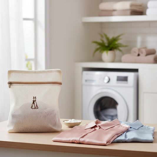 BOLSA RECTANGULAR PARA LAVAR ROPA TRENDY HOME