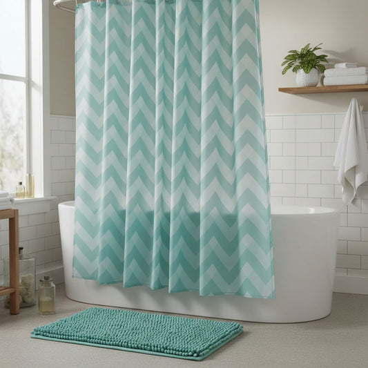 SET DE CORTINAS DE BAÑO 14PZS