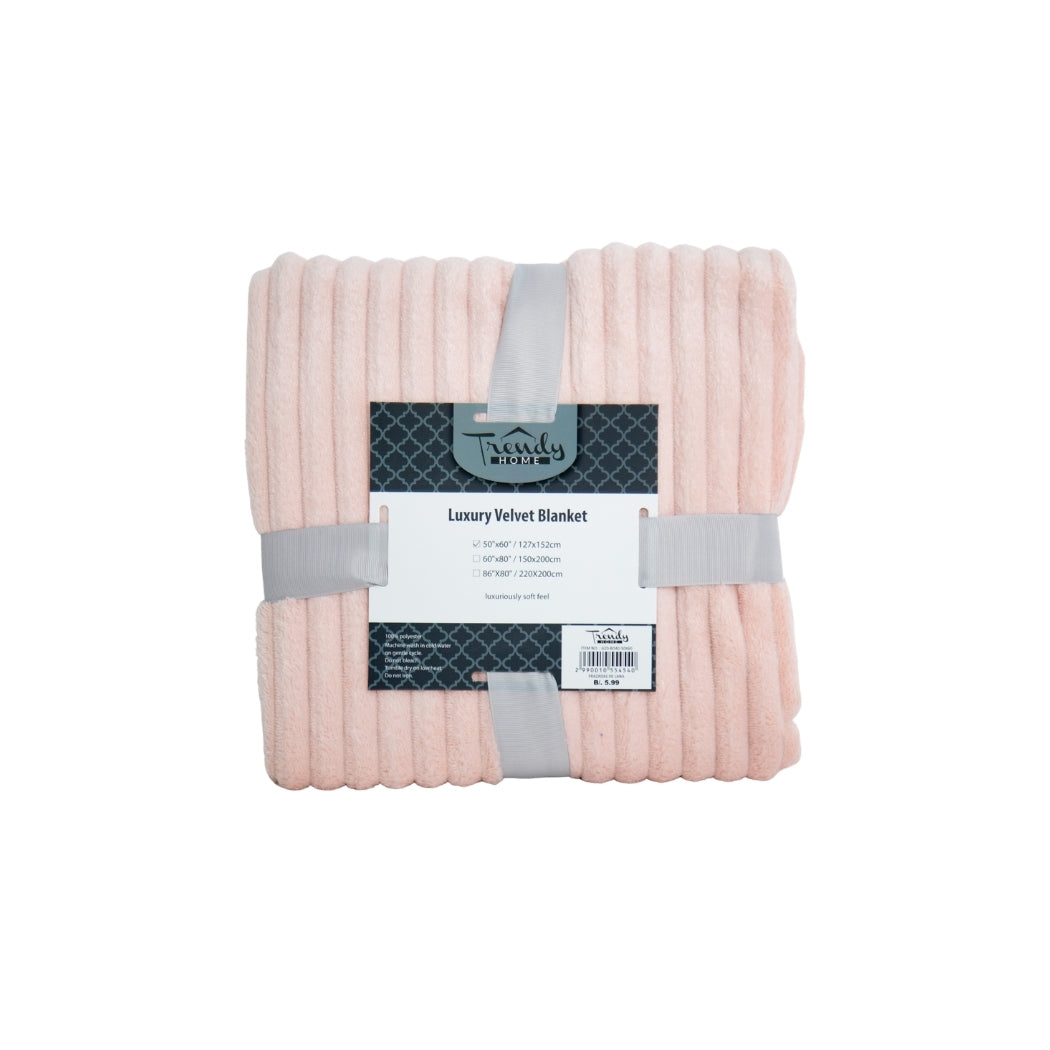 FRAZADAS DE LANA BLANCA Y ROSADO