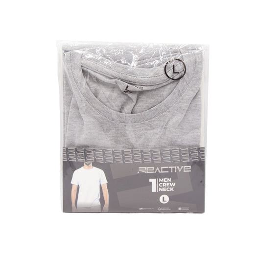 SÚETER CUELLO REDONDO GRIS TALLA L 1U