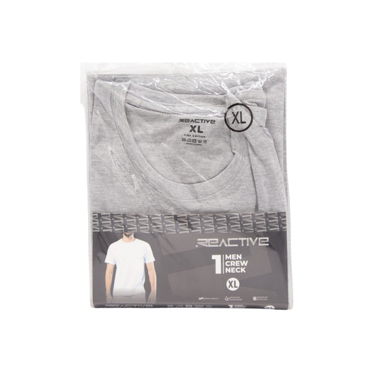 SÚETER CUELLO REDONDO GRIS TALLA XL 1U