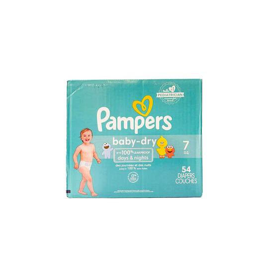 PAÑALES BABY DRY SUPER S7 54U