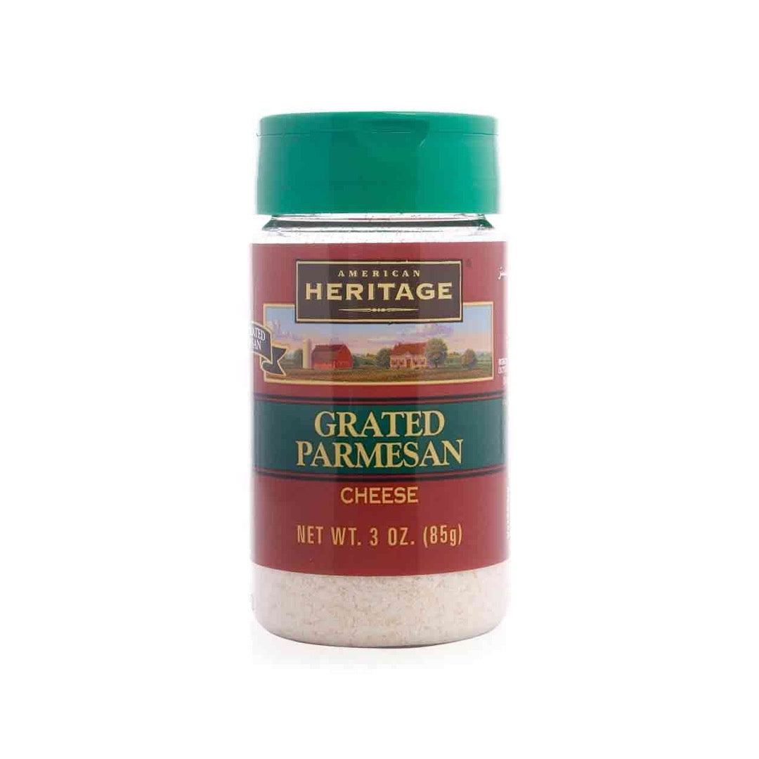 QUESO GRATED PARMESANO HERITAGE 3OZ