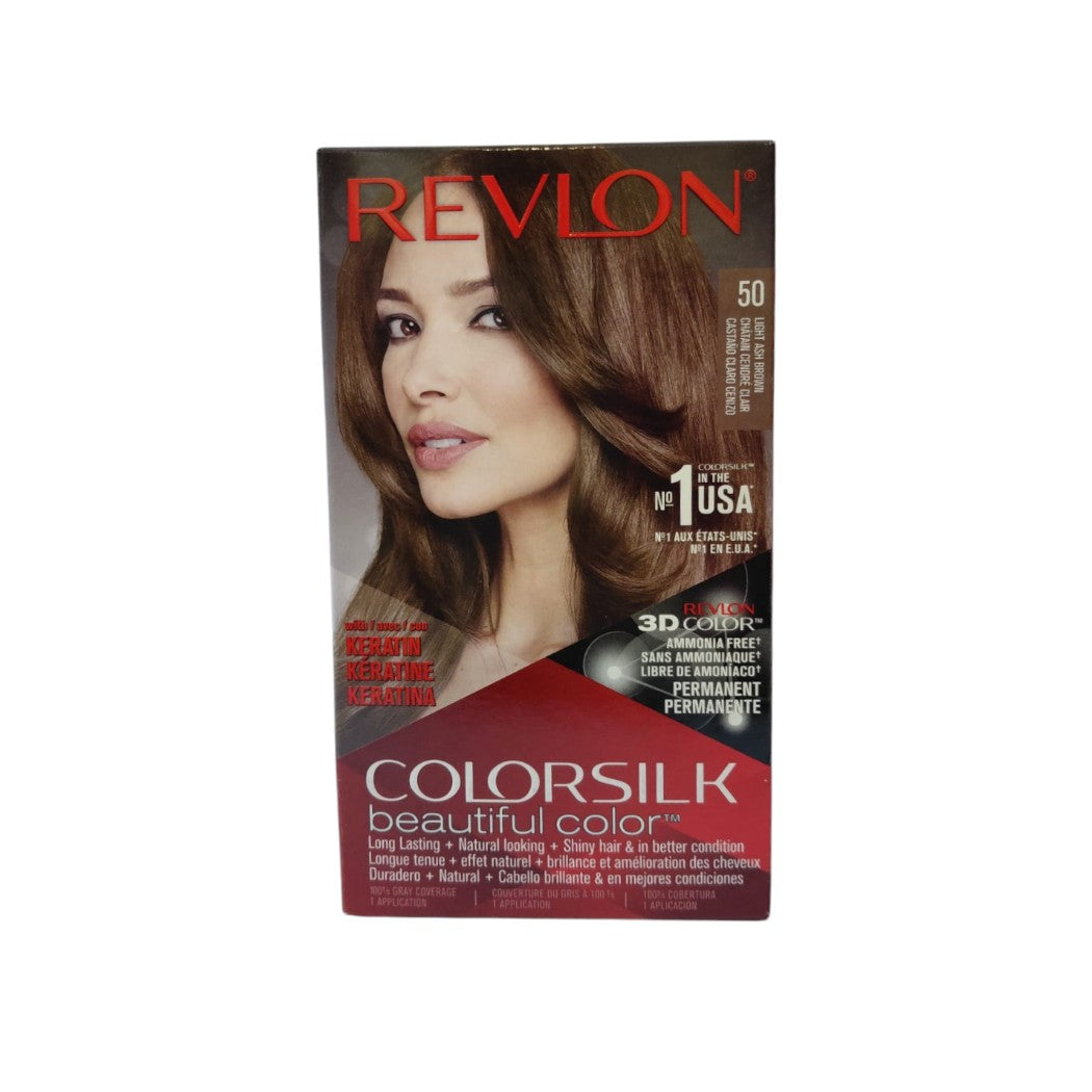 COLORSILK CASTAÑO CLARO CENIZO REVLON