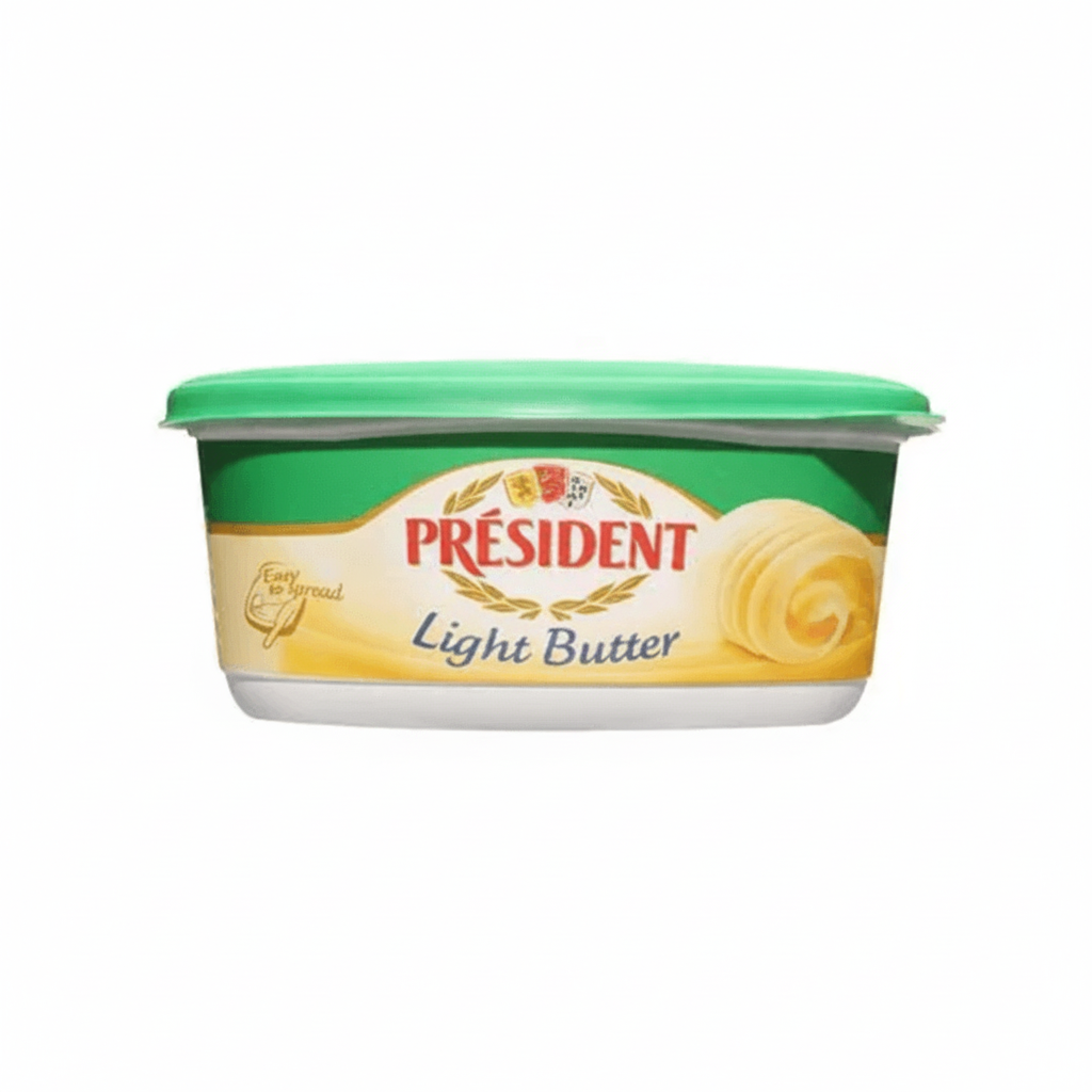MANTEQUILLA LIGHT CON SAL PRESIDENT 250GR