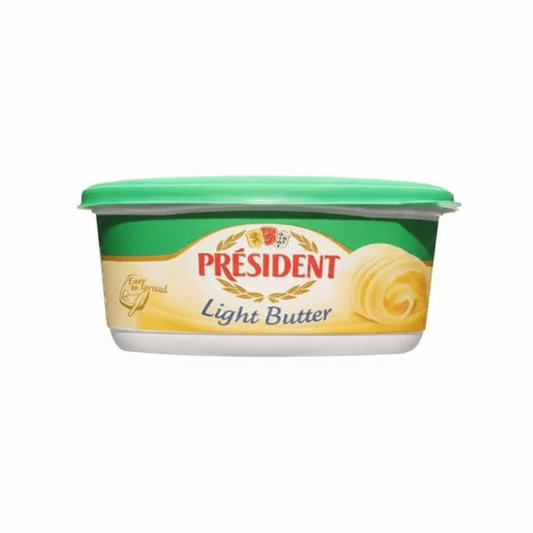 MANTEQUILLA LIGHT CON SAL PRESIDENT 250GR