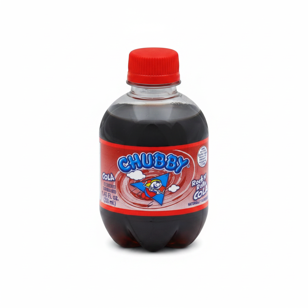 GASEOSA DE ROCKNROLLA COLA CHUBBY 250ML