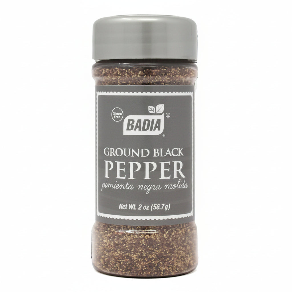 PIMIENTA NEGRA MOLIDO BADIA 2OZ
