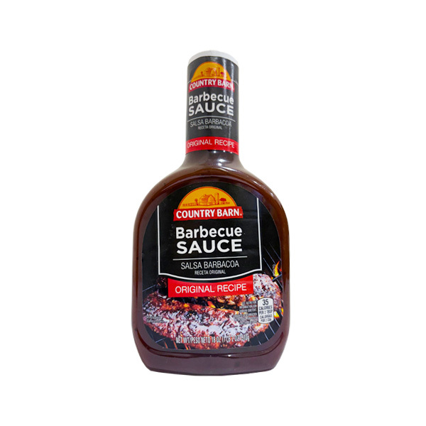 SALSA BBQ ORIGINAL COUNTRY BARN 18OZ