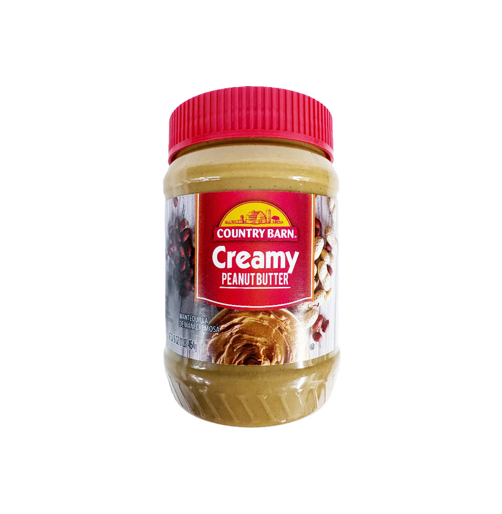 MANTEQUILLA MANI CREMA COUNTRY BARN 16OZ