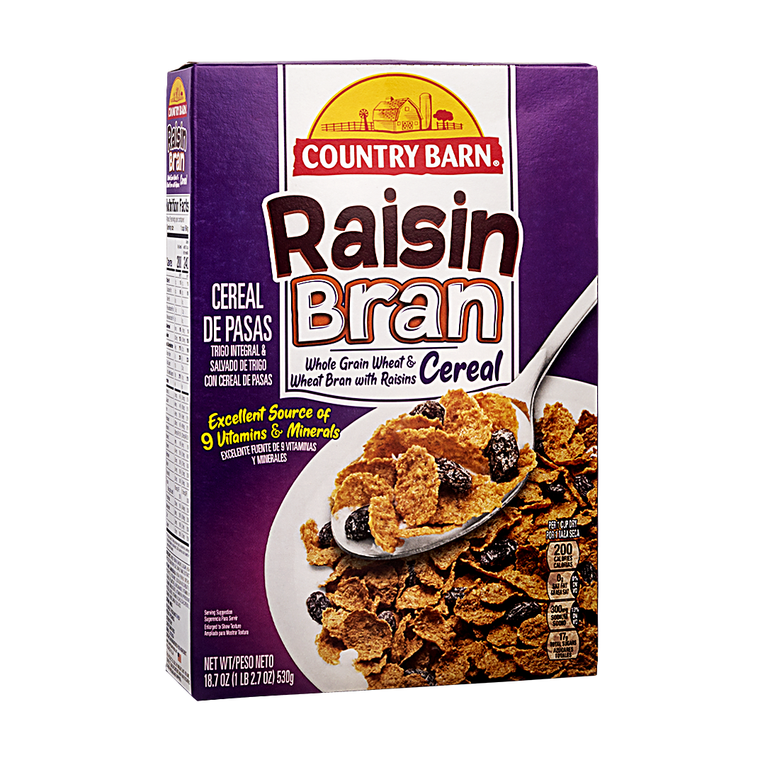 CEREAL RAISIN BRAN COUNTRY BARN 18.7OZ