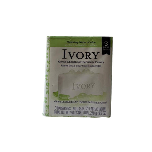 JABÓN BARRA ALOE IVORY 3PACK 90GR
