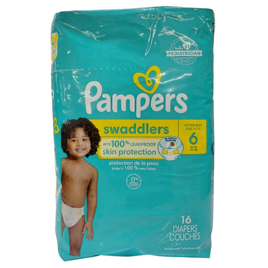 PAÑALES BOLSA SWADDLERS TALLA 6 16U
