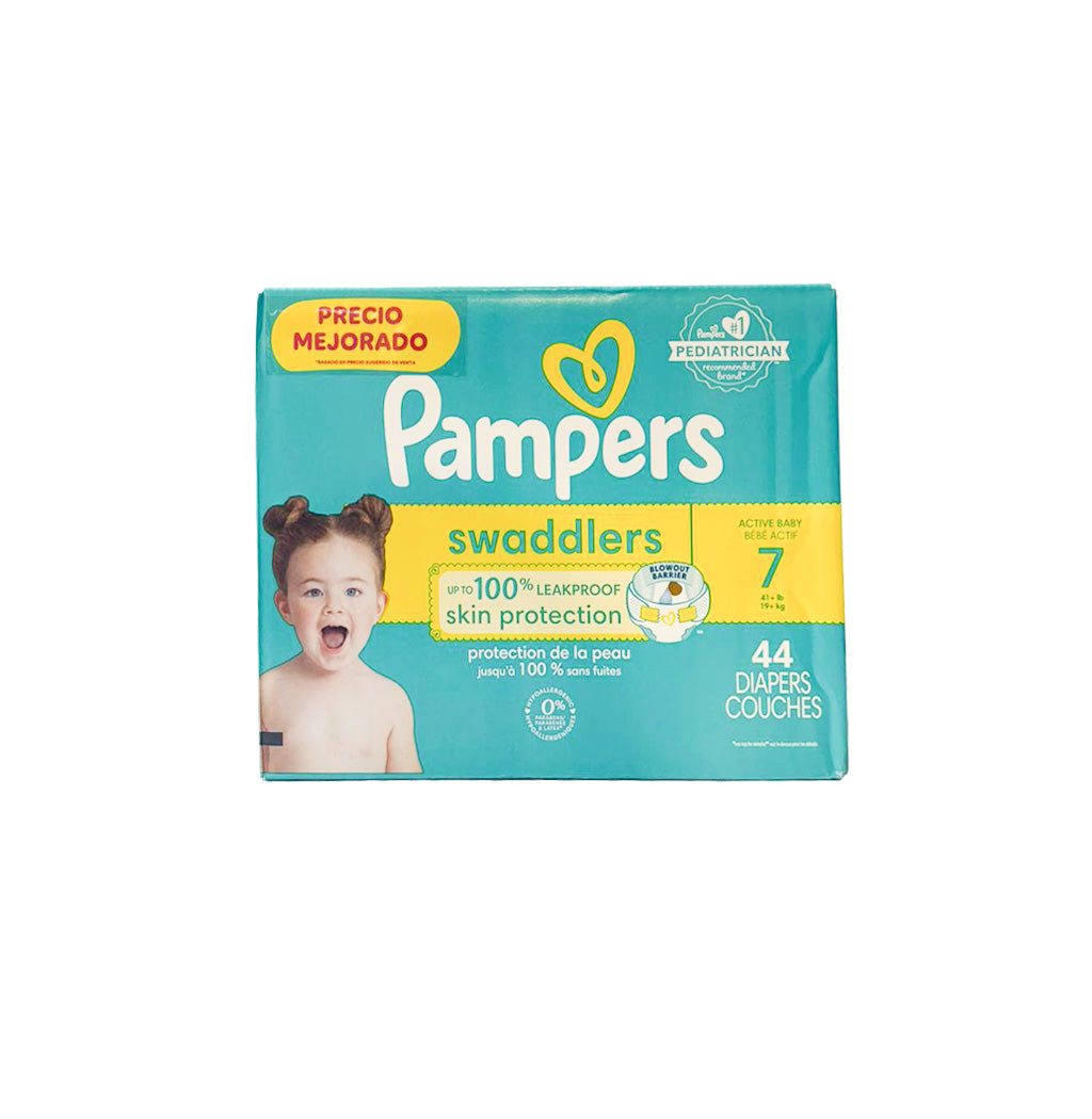 PAÑALES SWADDLERS SUPER TALLA 7 44U