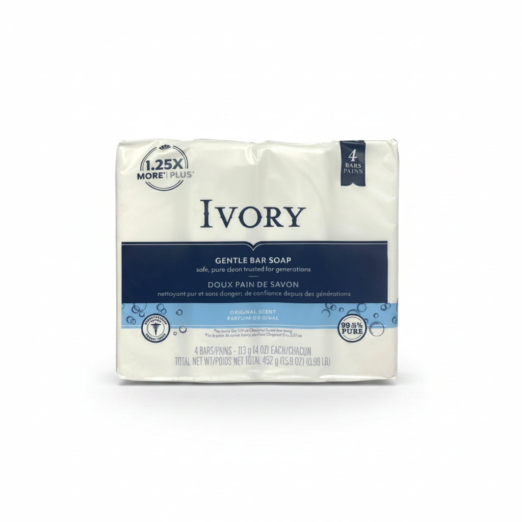 JABÓN BARRA IVORY 4U 113GR