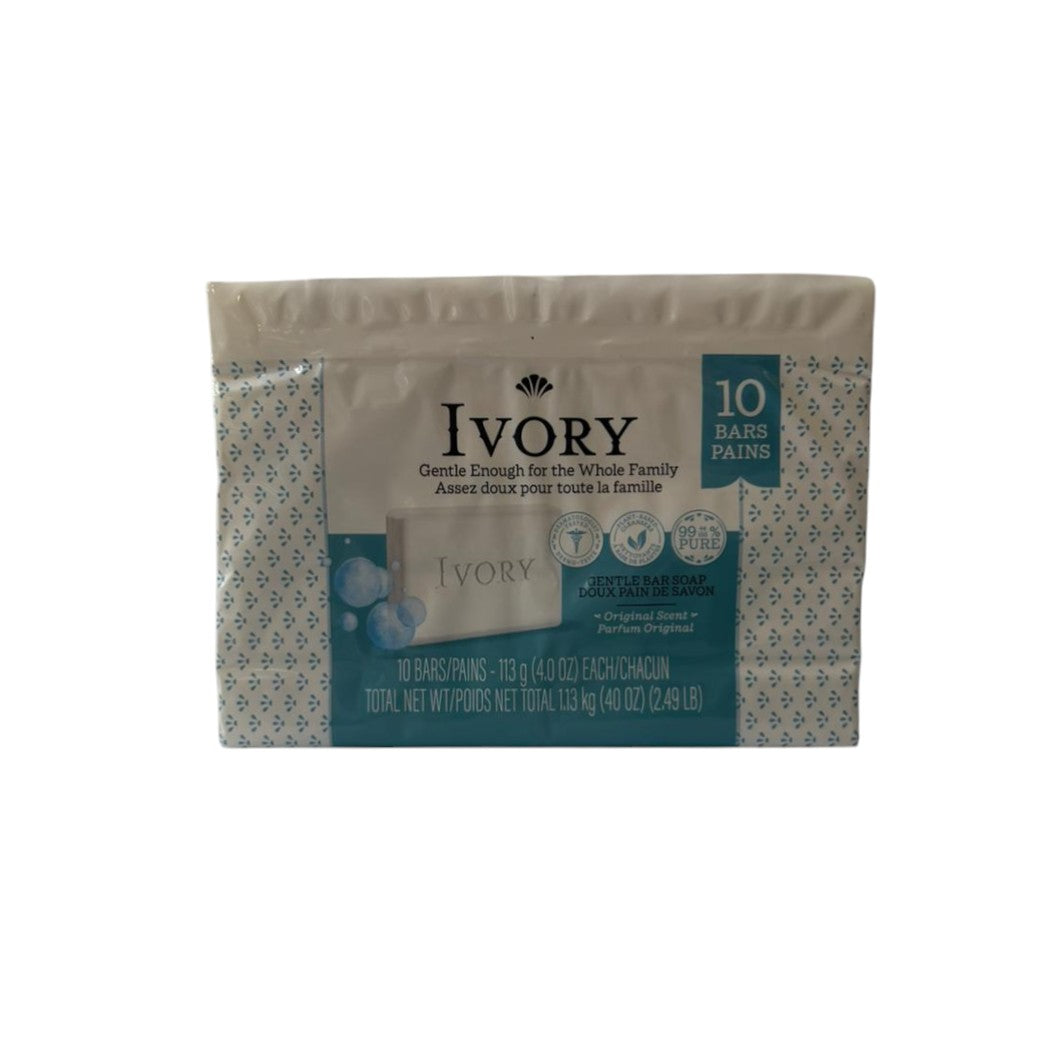 JABÓN BARRA ORIGINAL IVORY 10X113GR