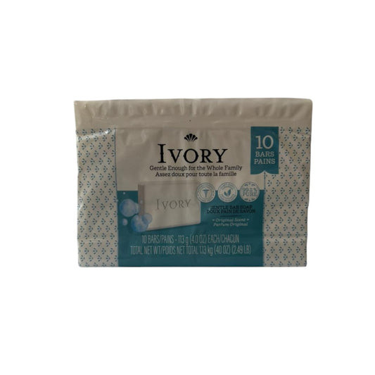 JABÓN BARRA ORIGINAL IVORY 10X113GR