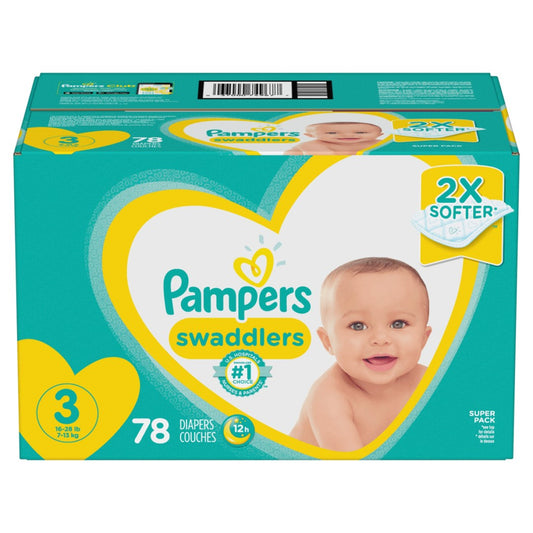 PAÑALES SWADDLERS S3 SUPER 78U