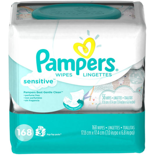 TOALLITAS HÚMEDAS SENSITIVE 3PACK 168U