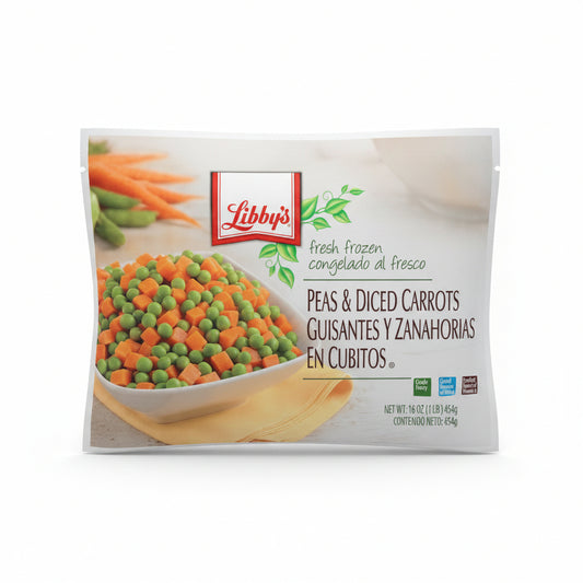 GUISANTES ZANAHORIA CONGELADO LIBBYS 1LB