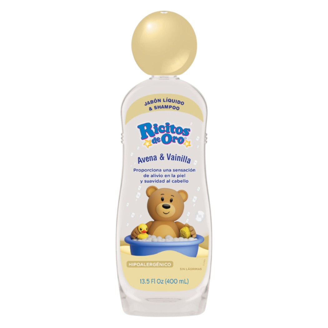 JABÓN LÍQUIDO Y SHAMPOO AVENA 400ML